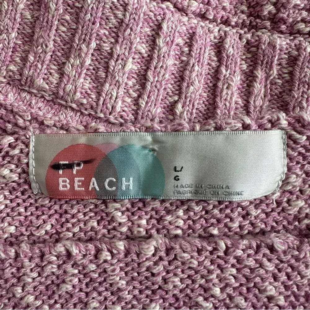 Free People Beach Declan Sweater Romper Crocus Pink Size Large Pockets Summer